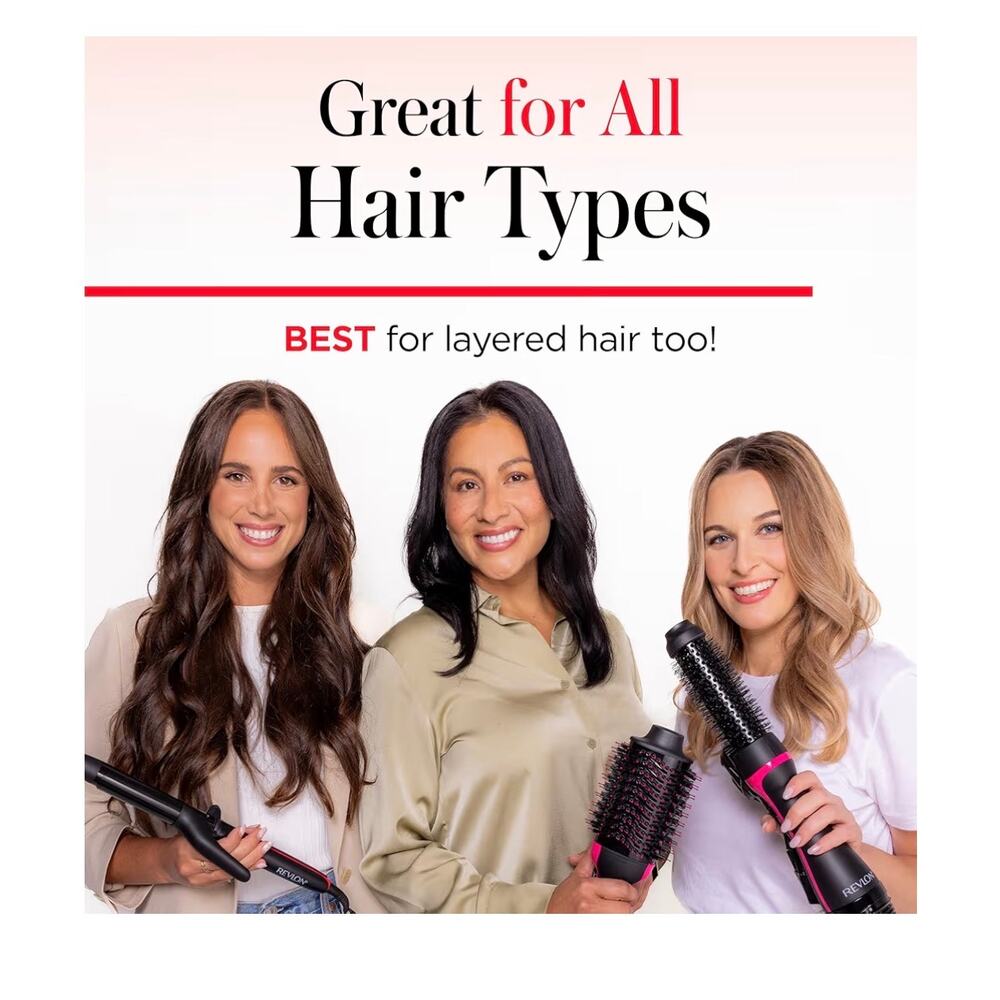 Open box REVLON One-Step Hair Dryer and Styler - Root Booster Round Brush - Picture 9 of 10